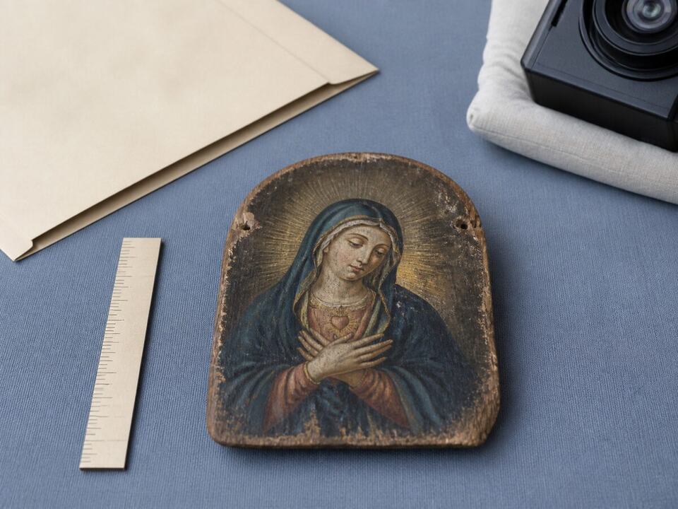 Reading a second-hand listing before you pay: a related devotional object